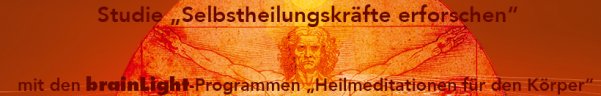 Studie "Selbstheilungskräfte erforschen"