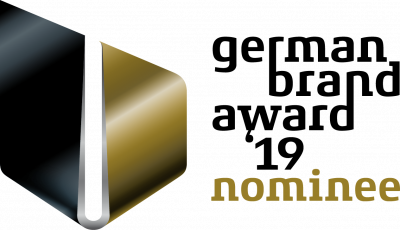Nominee-Logo des German Brand Award 2019
