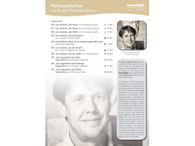 Philosophisches von Dr. phil. Christoph Quarch