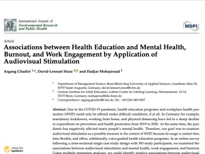 Associations by Application of Audiovisual Stimulation